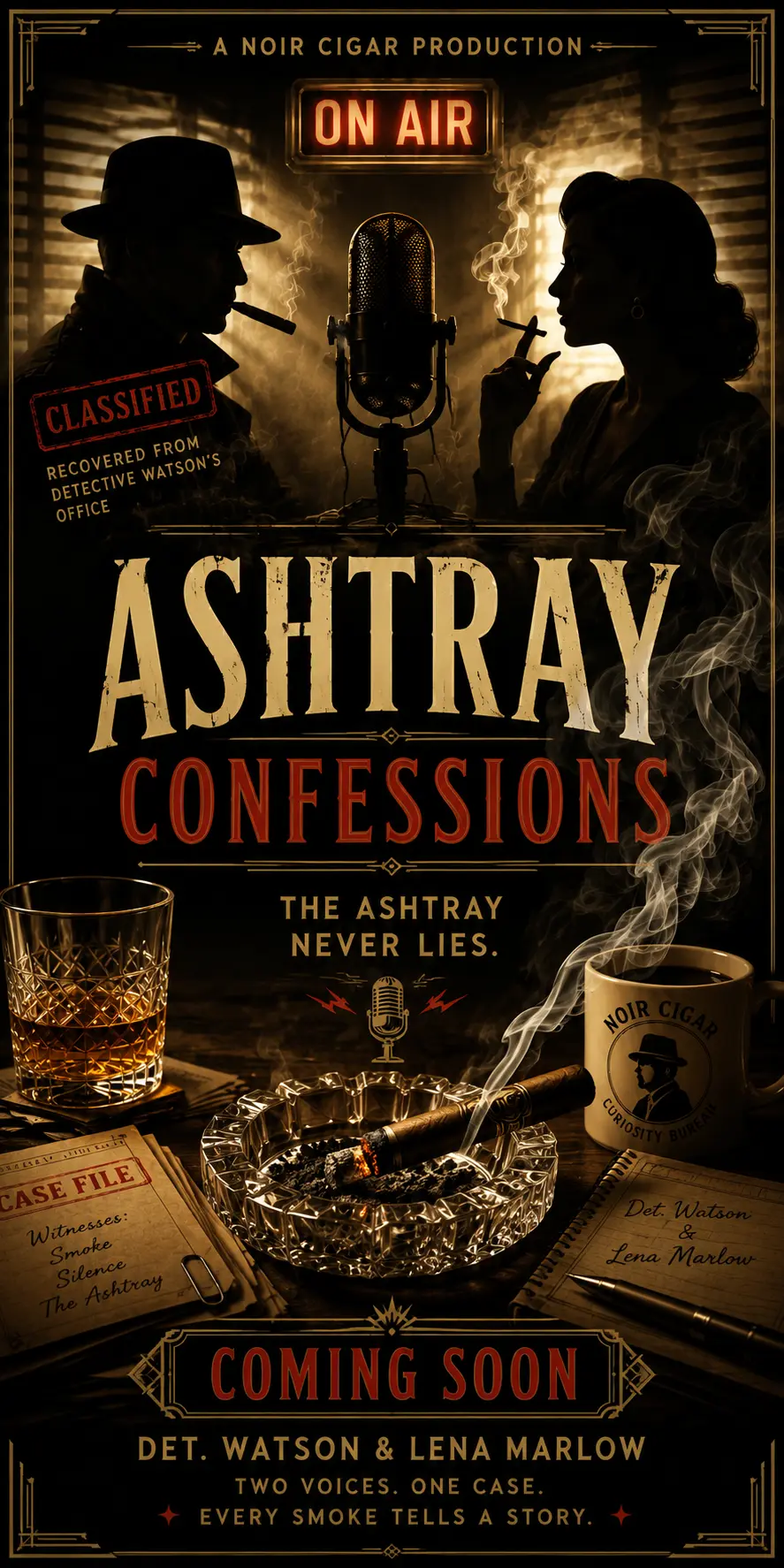 Ashtray Confessions — A Noir Cigar Audio Series