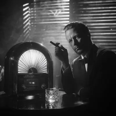 Gumshoe Noir - The Black Fedora Lounge original noir music