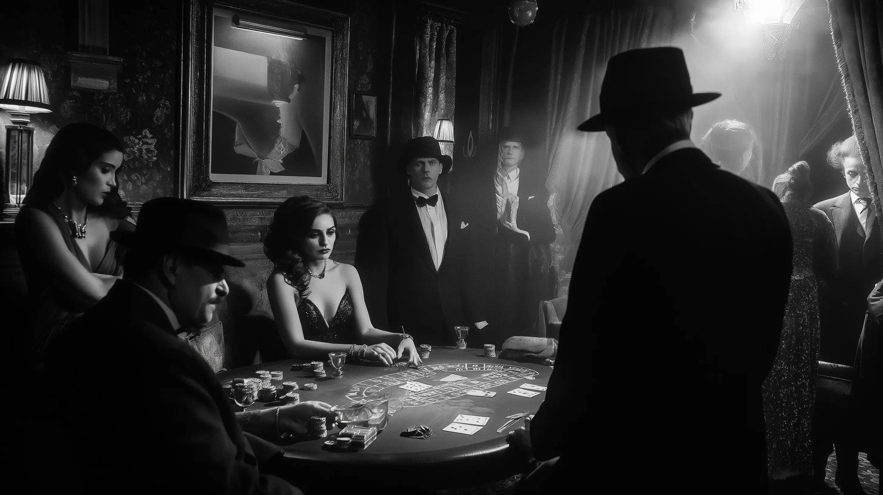 Noir Cigar casino-themed private party entertainment