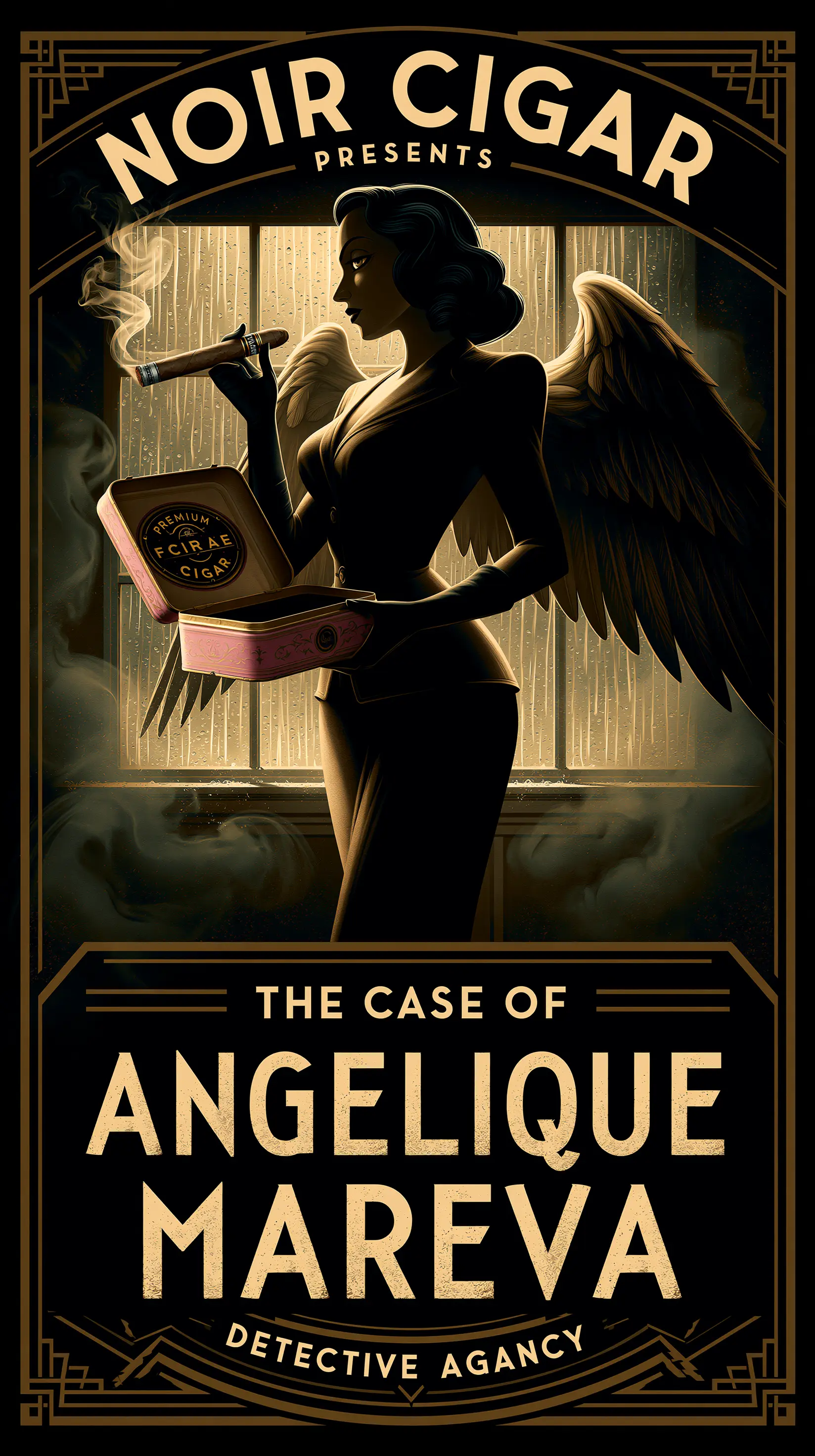 Noir Cigar — The Case of the Angelique Mareva — Principle Cigars Angelique Mareva cigar review