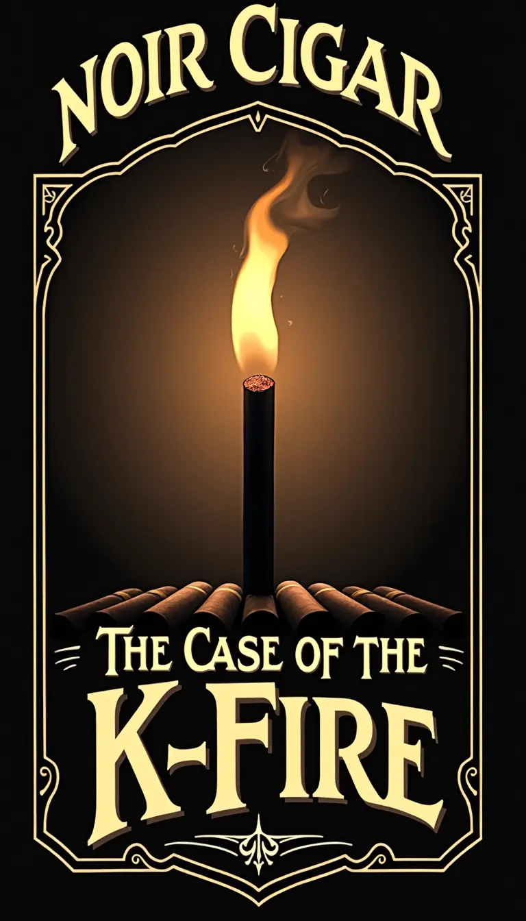 Noir Cigar — The Case of the K-Fire — K by Karen Berger K-Fire Toro cigar review
